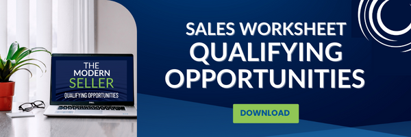 Sales Worksheet Qualifying Opportunities