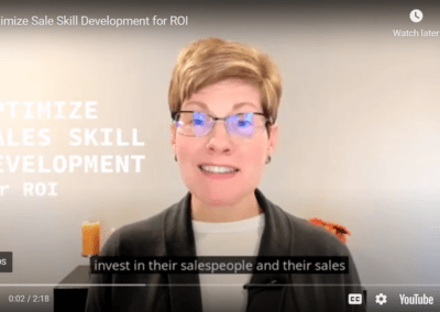 Video: Optimize Sales Skill Development for ROI