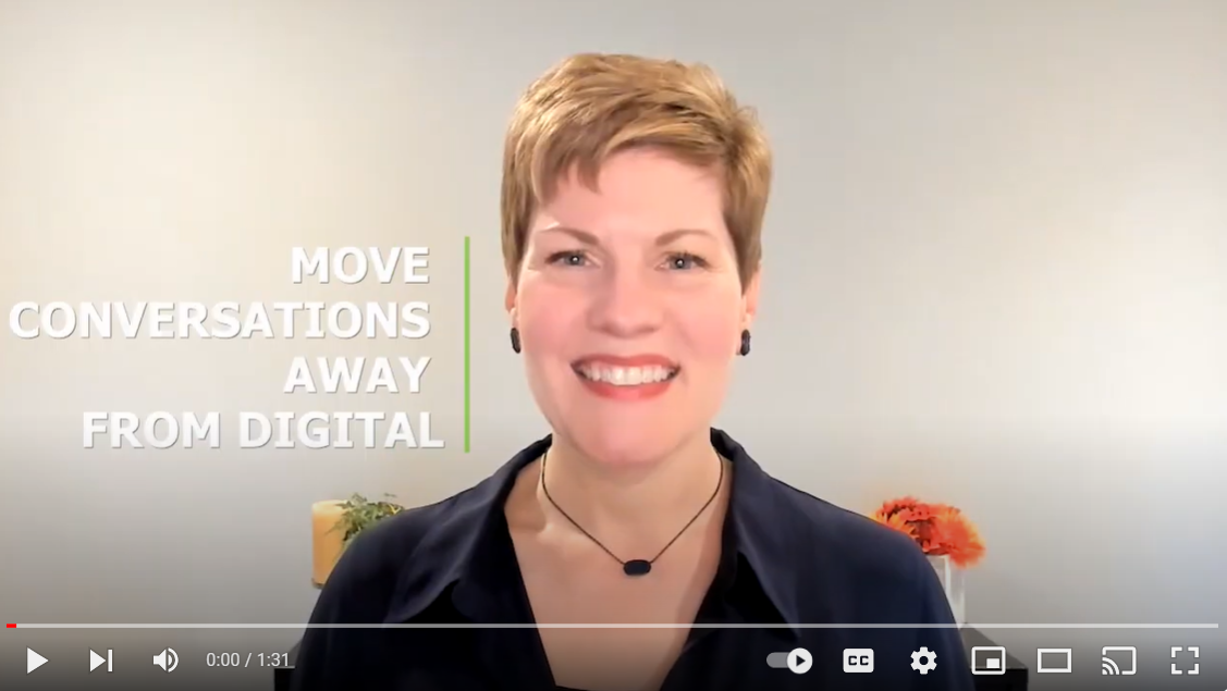 Video: Shifting from Digital to Live Sales Conversations